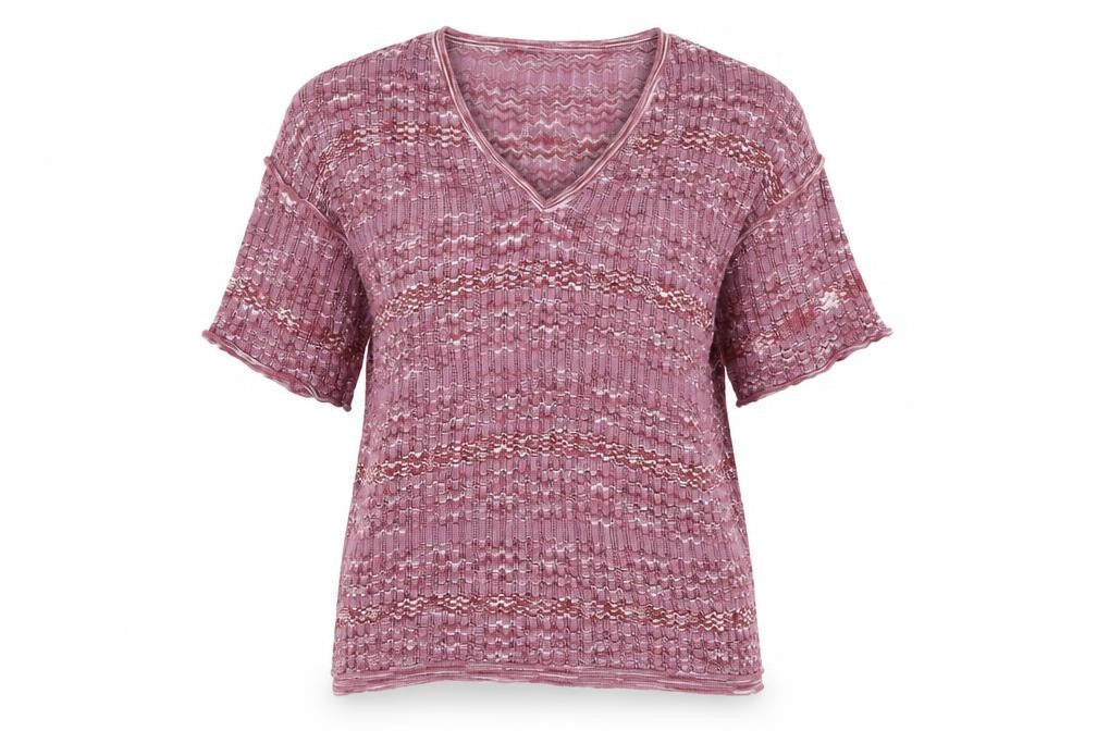Front view of Next Women's Multicoloured V-Neck jumper M