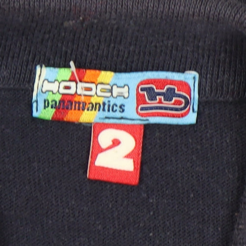 Hooch Men's Blue Full Zip Knit Jumper Size 2