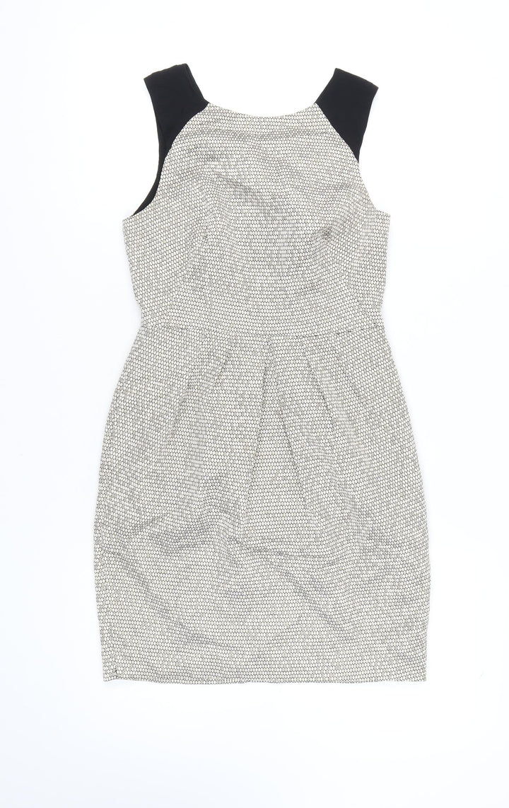 Whistles Women's Black & White Sheath Dress, Size 8