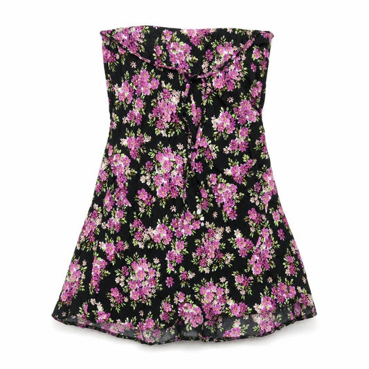 Front view of Classics Women's Pink Floral Skirt, size 10