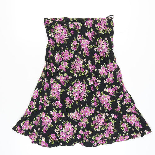 Classics Women's Pink Floral Skirt Size 10