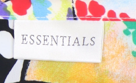 Essentials Women's Multicoloured Geometric Button-Up Shirt