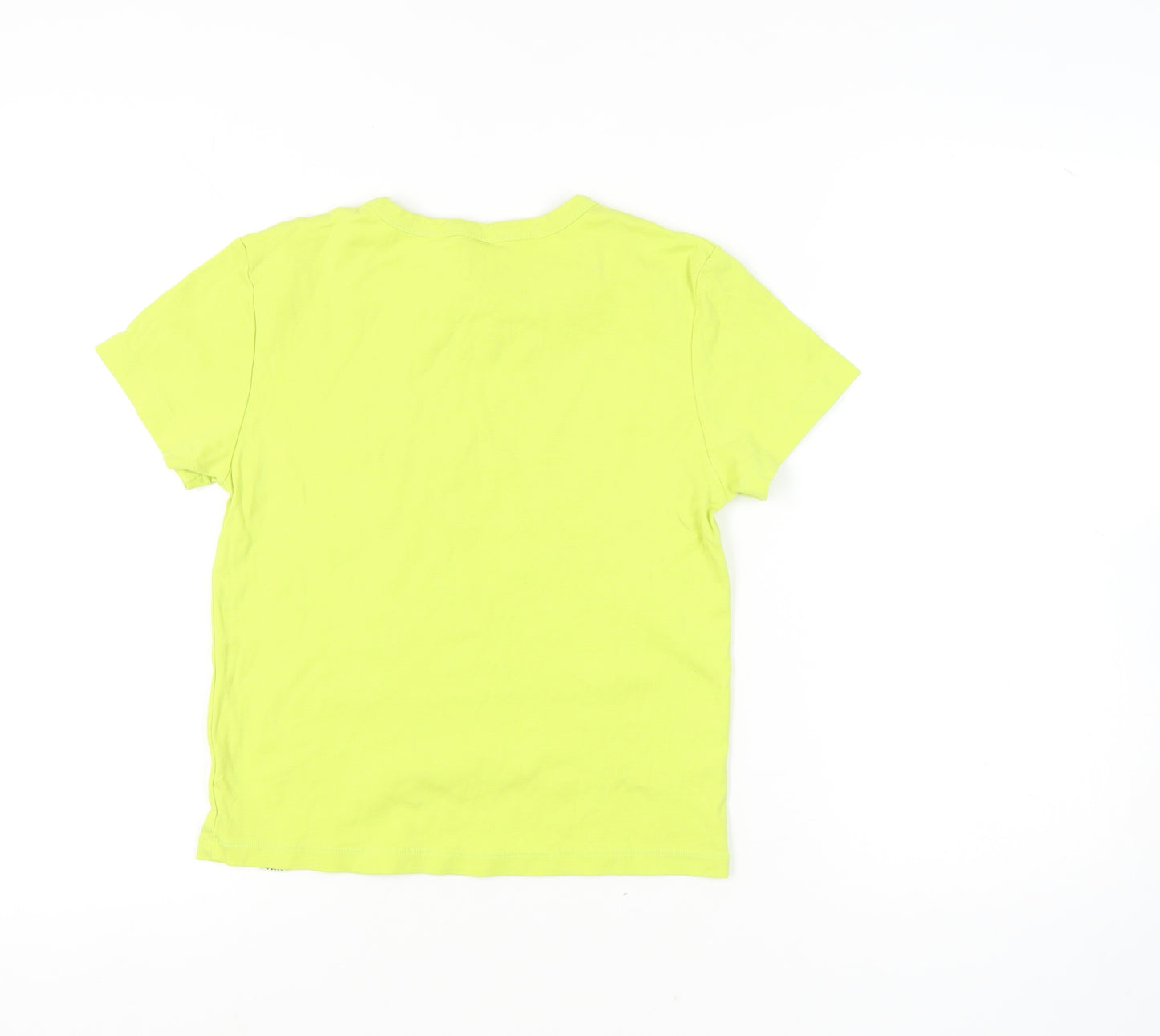 Lucy & Yak Women's Yellow T-Shirt, Medium, Flower Theme