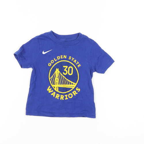 Nike Boys Blue Golden State Warriors T-Shirt (2 Years)