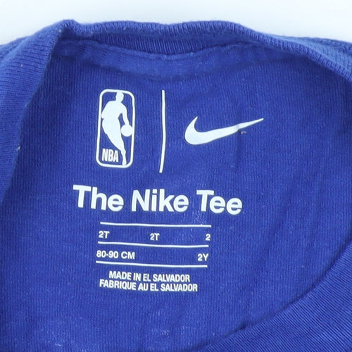 Nike Boys Blue Golden State Warriors T-Shirt (2 Years)