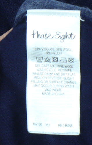 Phase Eight Women's Blue Pullover Jumper M