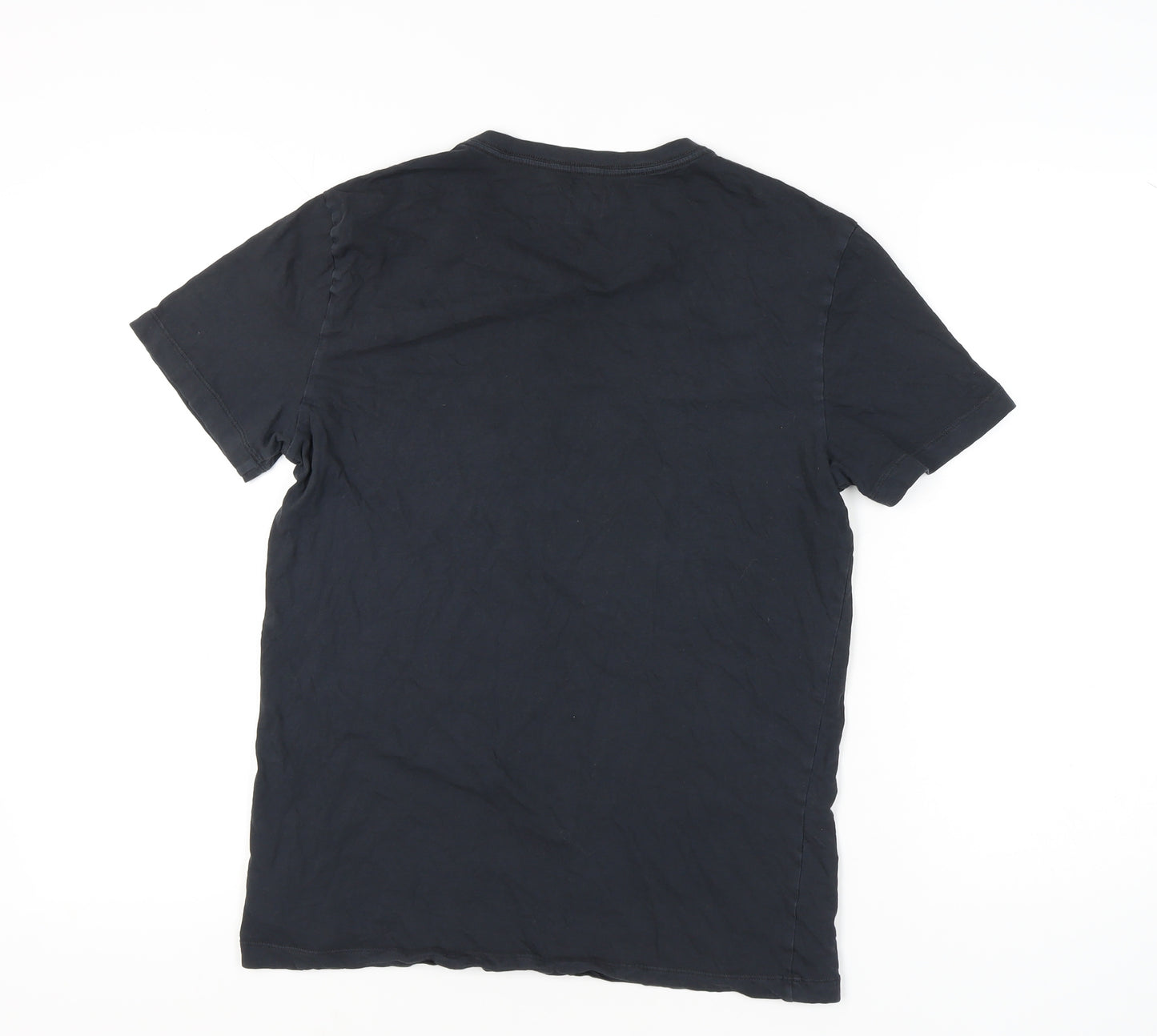 GAP Men's Black V-Neck Short Sleeve T-Shirt - S