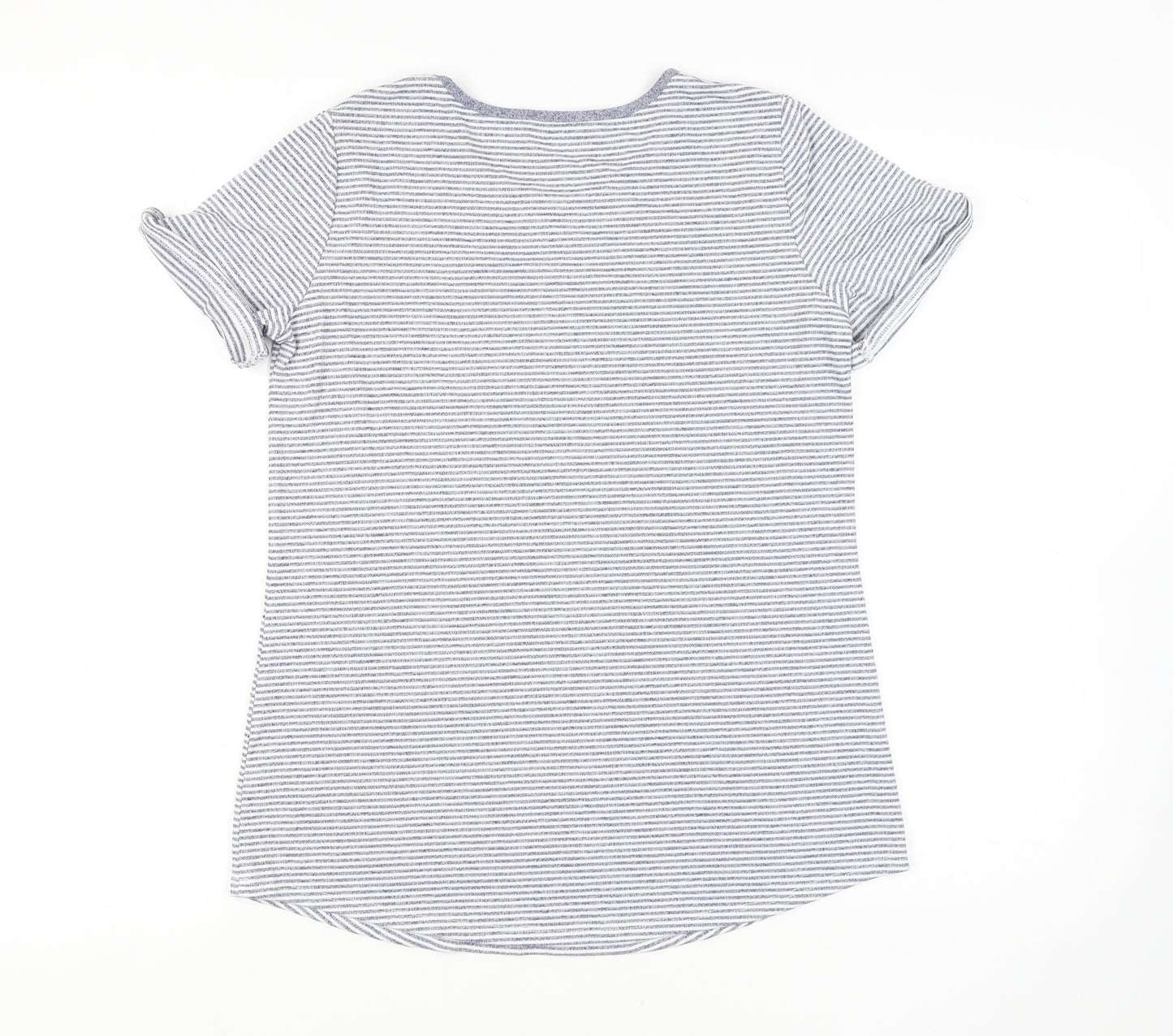 Mr Max Fashions Women's Blue Striped T-Shirt Size M