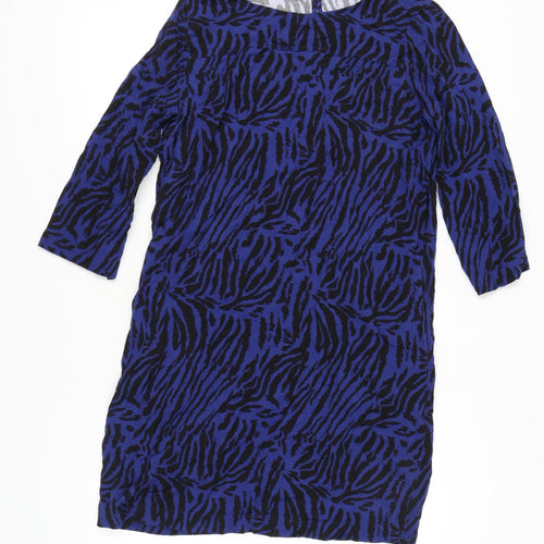 Marks and Spencer Women Blue Animal Print Dress size 12
