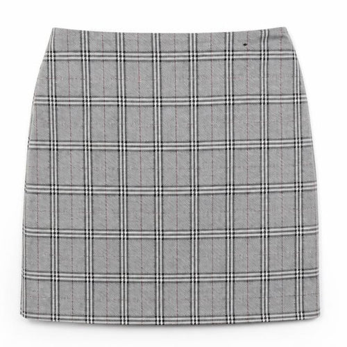 Marks and Spencer Women’s Grey Check Pencil Skirt - Size 14