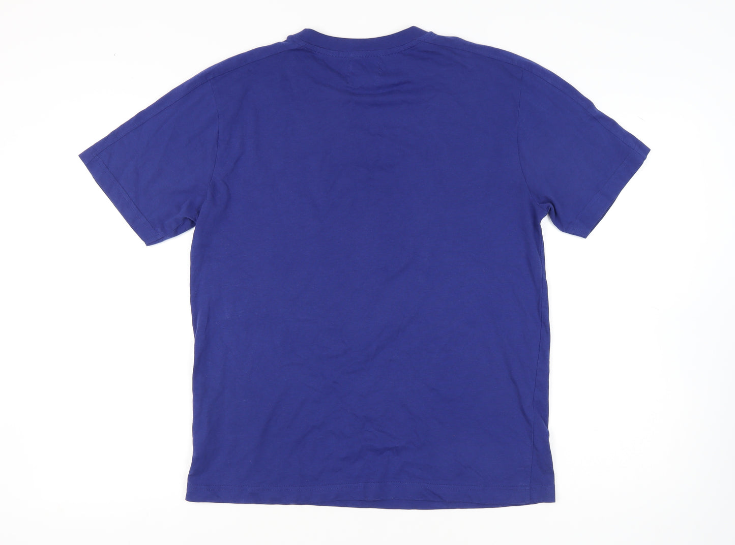 Track & Field Men's Blue Sports Graphic T-Shirt