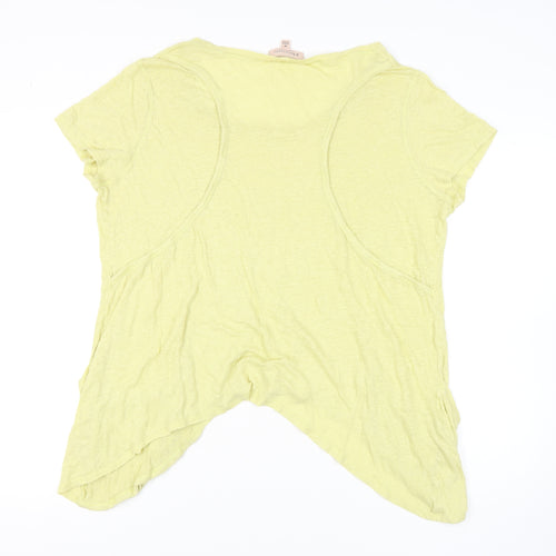 Philosophy Women's Yellow Linen Relaxed T-Shirt 2XL