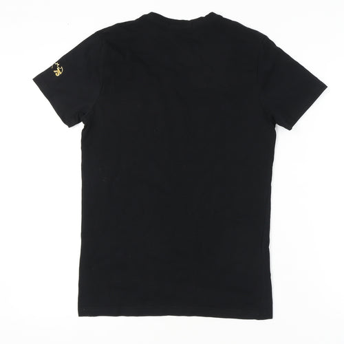 Super Heroes Black Batman T-Shirt M Unisex Adults