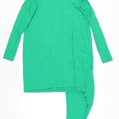 ASOS Women's Green Asymmetric Shift Dress Size 10