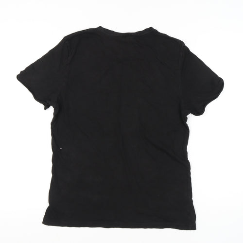 H&M Black Unisex Crew Neck T-Shirt Size M
