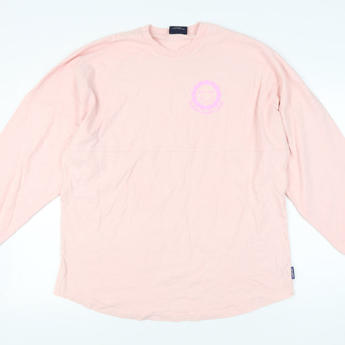 Spirit Jersey Women's Pink Pullover Sweatshirt, L