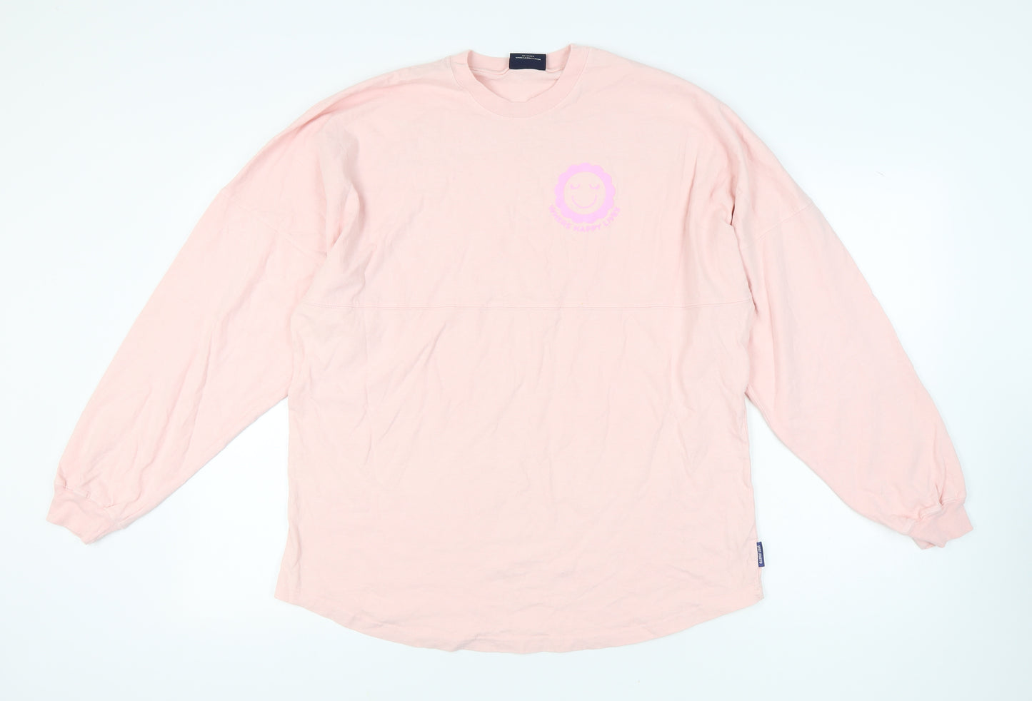 Spirit Jersey Women's Pink Pullover Sweatshirt, L