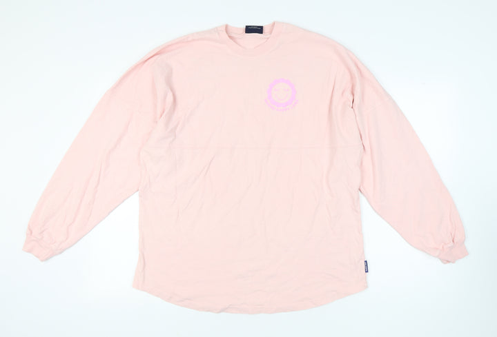 Spirit Jersey Women's Pink Pullover Sweatshirt, L