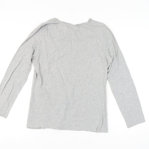 The White Company Women's Grey Long Sleeve Top