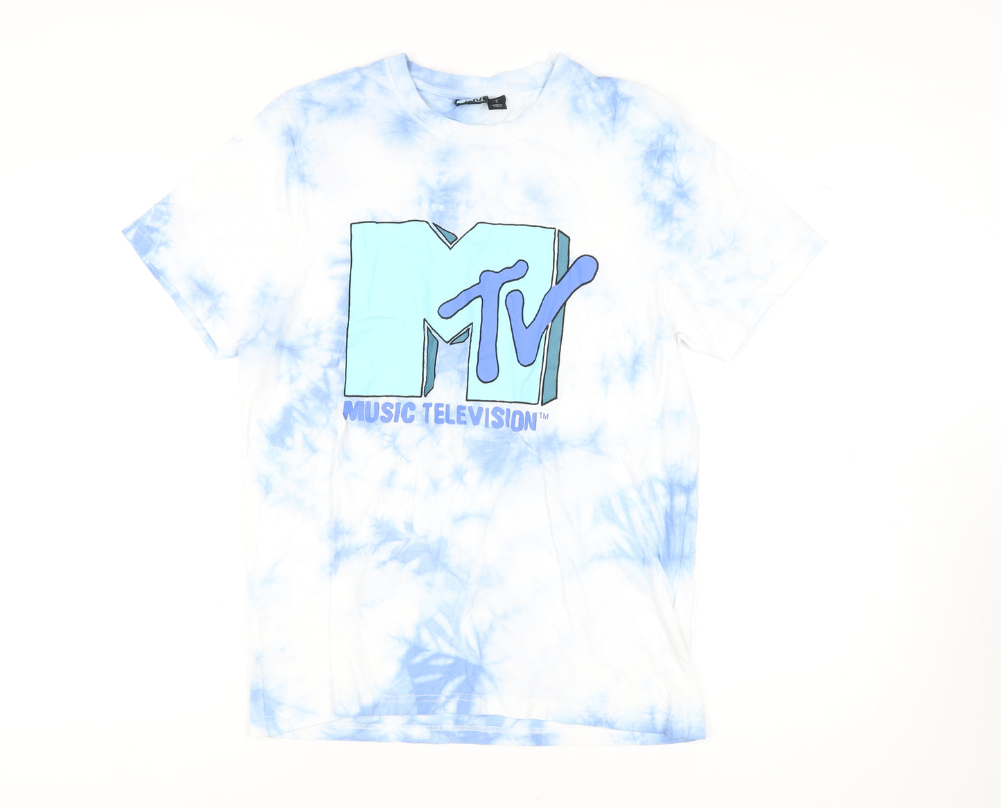 MTV Men's Blue Graphic T-Shirt, Size S
