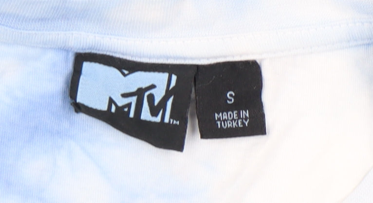 MTV Men's Blue Graphic T-Shirt, Size S