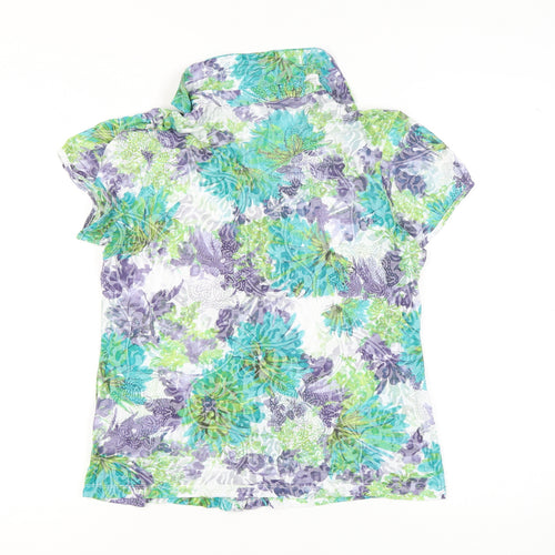 Marks and Spencer Women's Multicoloured Floral Blouse Size 16