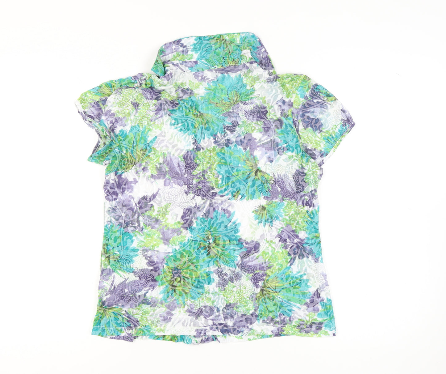 Marks and Spencer Women's Multicoloured Floral Blouse Size 16