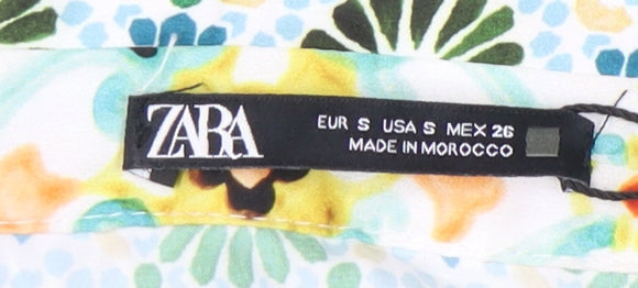 ZARA Women's Multicoloured S Patchwork Dress