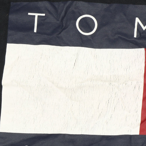 Tommy Jeans Women's Black Cotton T-Shirt XS