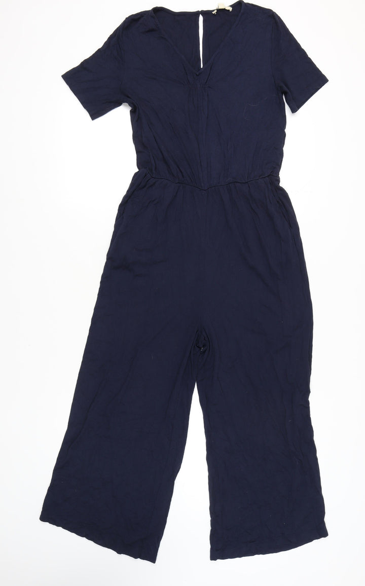 Esprit Women's Blue L Jumpsuit, Viscose, Summer Casual
