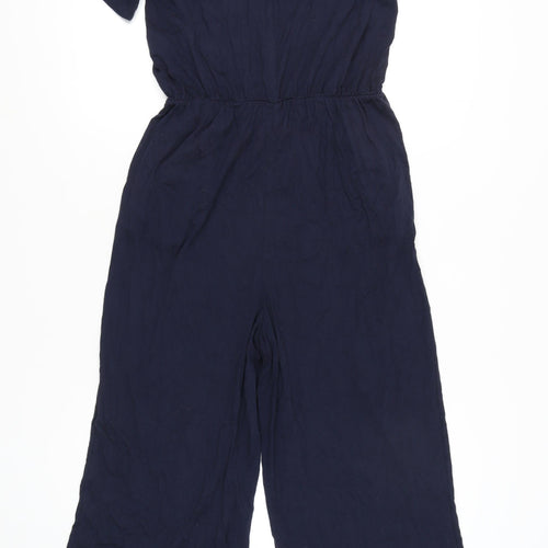 Esprit Women's Blue L Jumpsuit, Viscose, Summer Casual