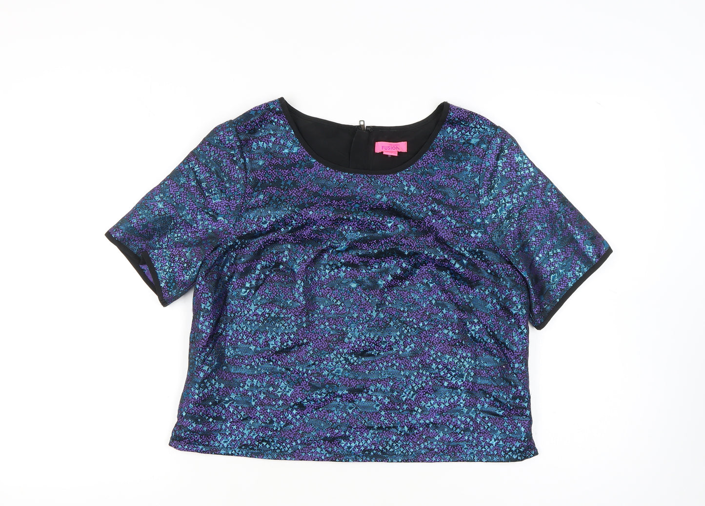 Monsoon Fusion Women's Multicoloured Cropped Blouse
