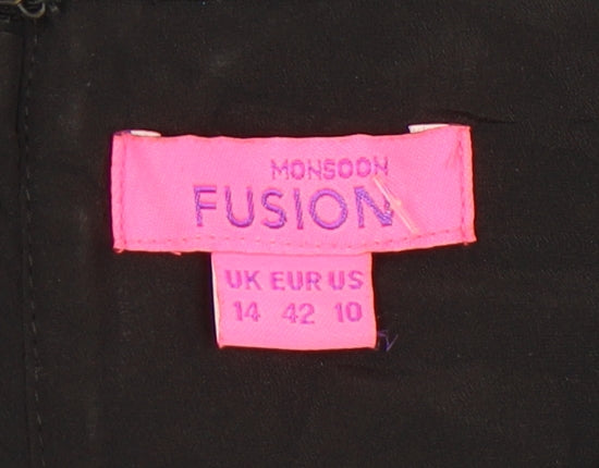 Monsoon Fusion Women's Multicoloured Cropped Blouse