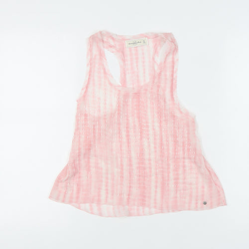Abercrombie & Fitch Women's Pink XS Sleeveless Tank