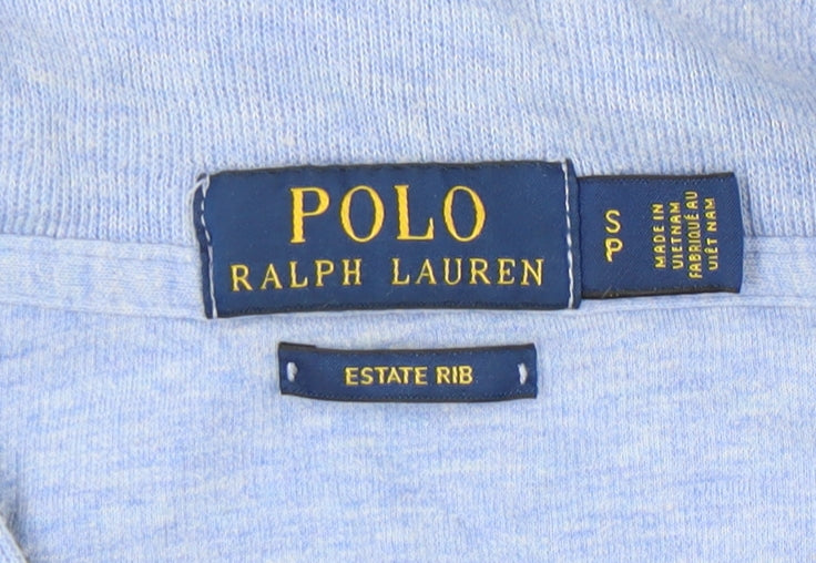 Ralph Lauren Men's Blue Pullover Sweatshirt, M, 1/4 Zip