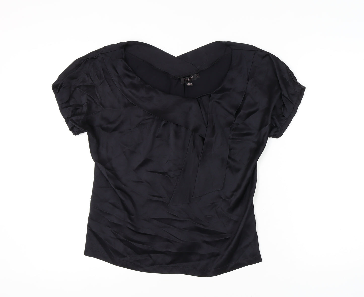 Ted Baker Women's Black Silk Blouse Size 12