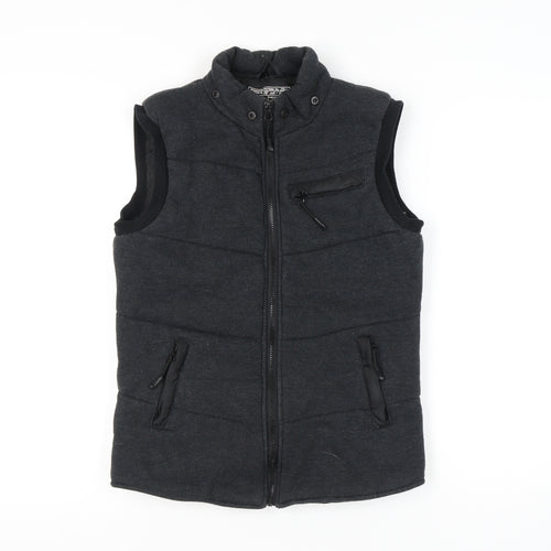 New Look Womens Black XS Puffer Waistcoat