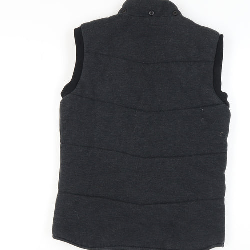 New Look Womens Black XS Puffer Waistcoat