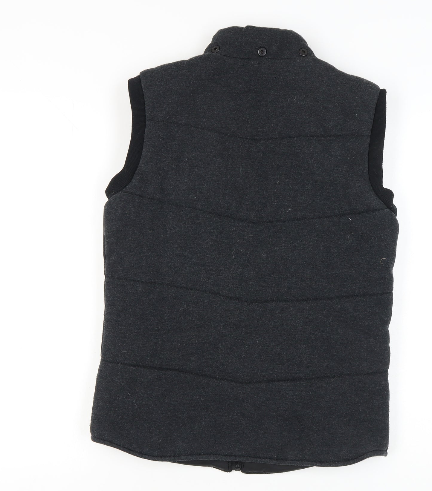 New Look Womens Black XS Puffer Waistcoat