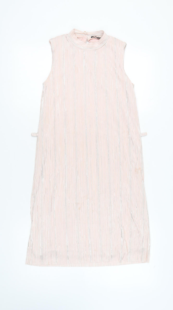 Quiz Women's Pink Shift Dress Size 10