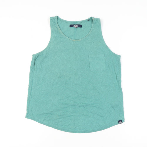 Superdry Unisex Green Tank Top M
