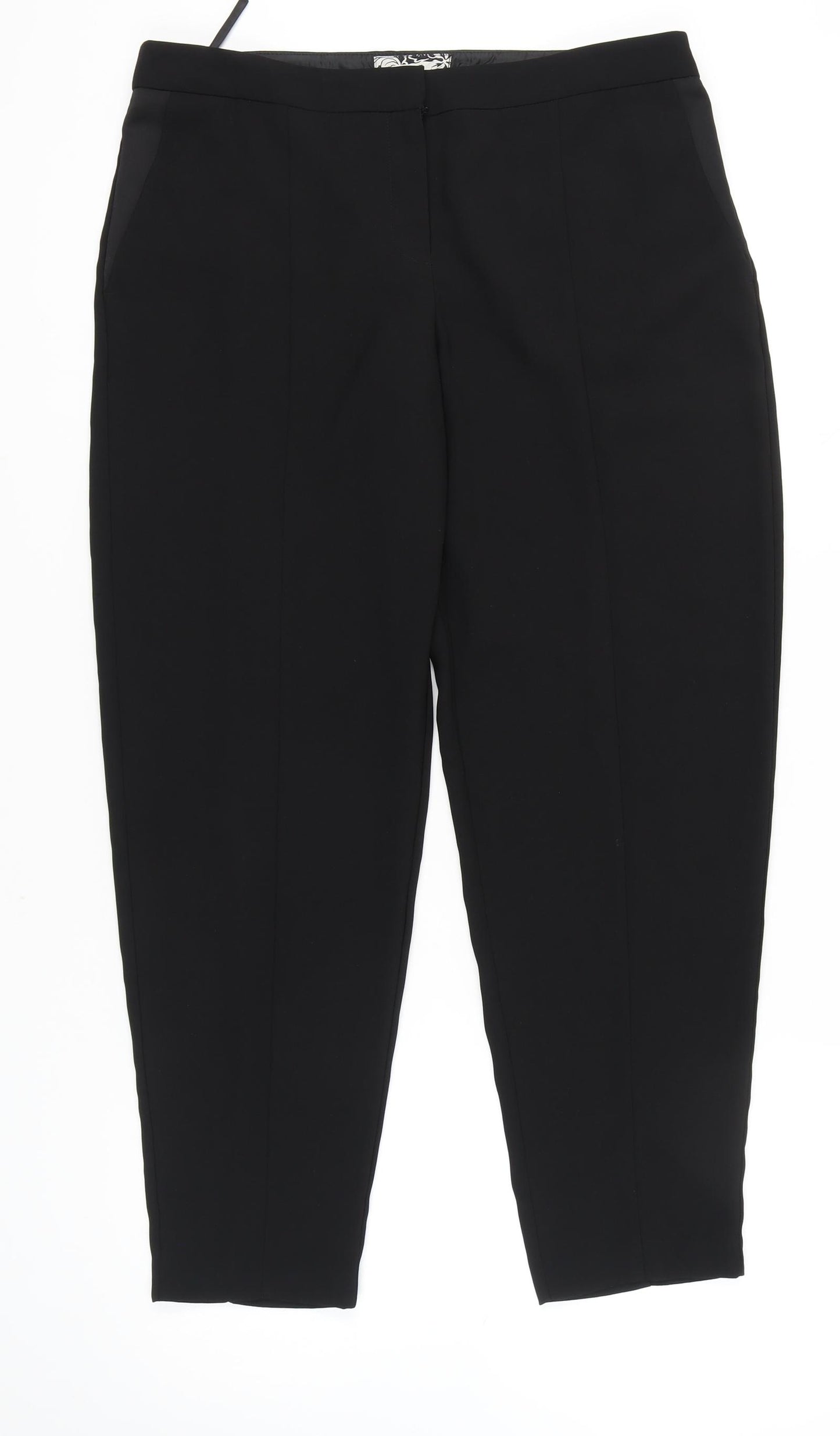 Next Women's Black Straight Trousers