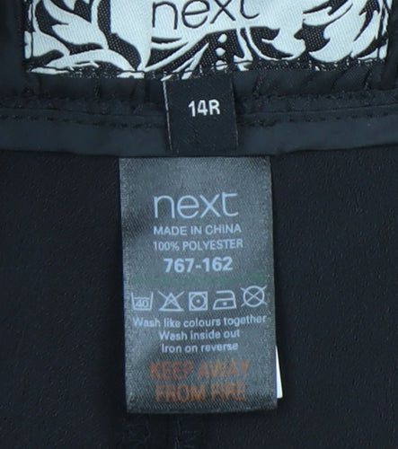 Next Women's Black Straight Trousers