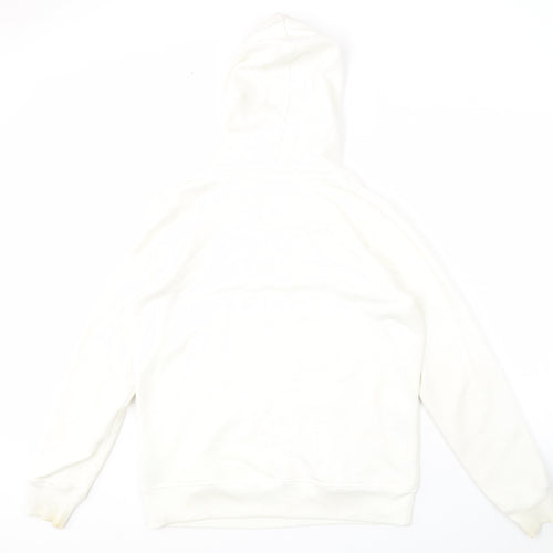 Crew Clothing Women's White Hoodie, Size 12, Casual Style