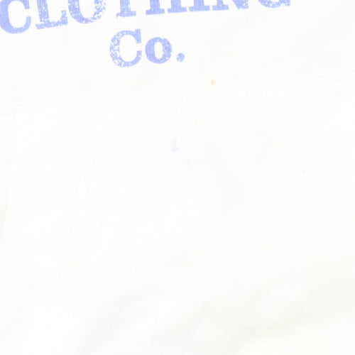 Crew Clothing Women's White Hoodie, Size 12, Casual Style