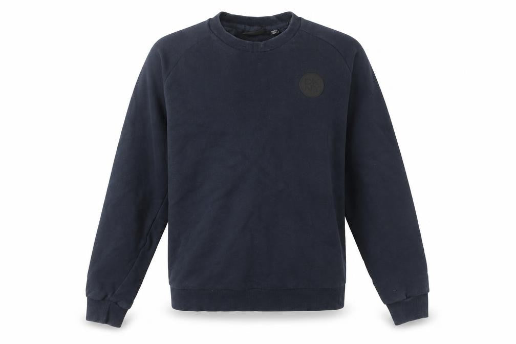 Front view of DKNY Men's Black Pullover Sweatshirt S