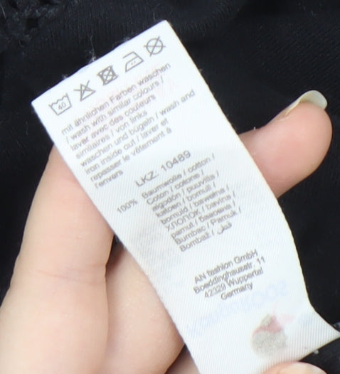 KangaROOS Women's Black Pullover Hoodie, Size 12