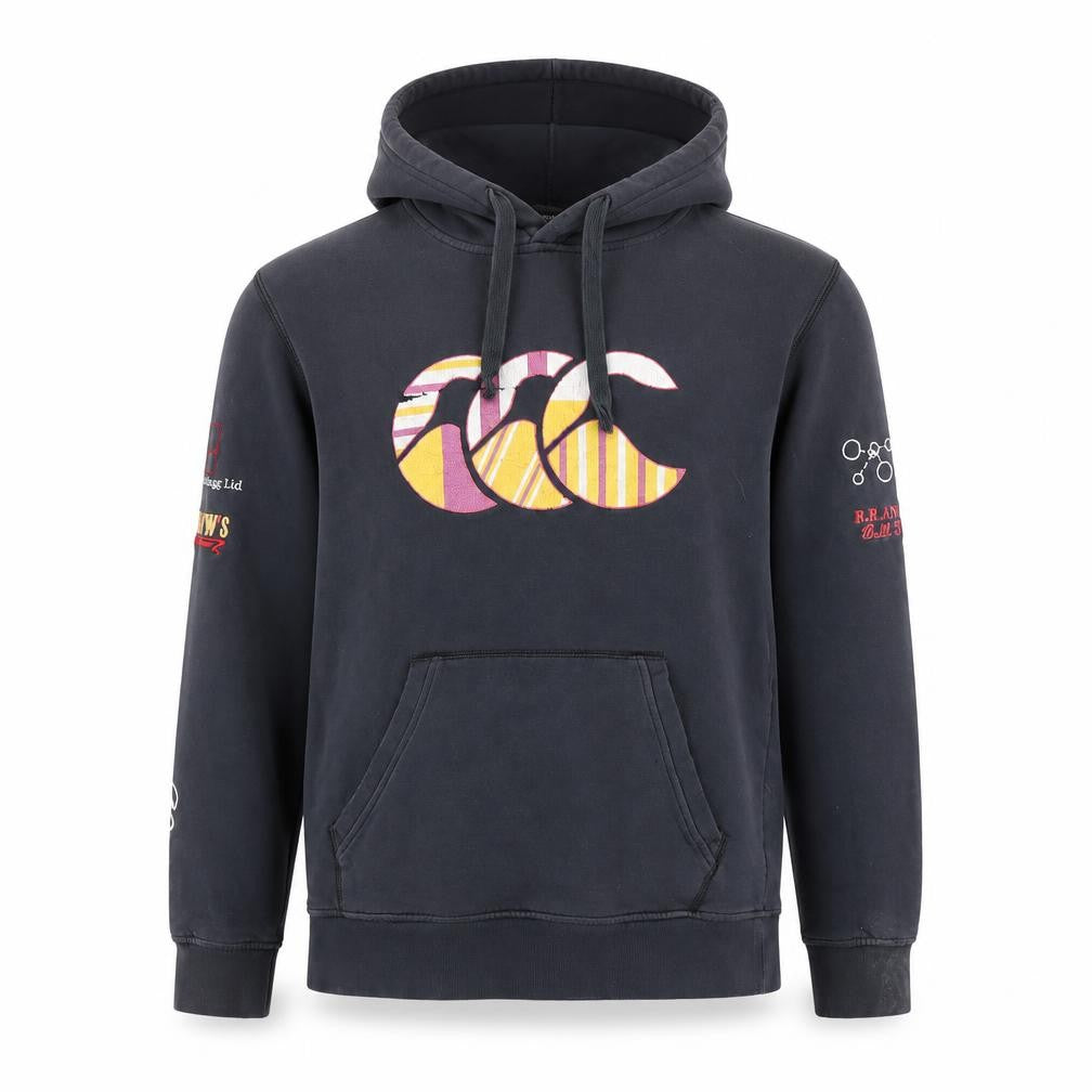 Front view of Canterbury Men's Blue Pullover Hoodie S