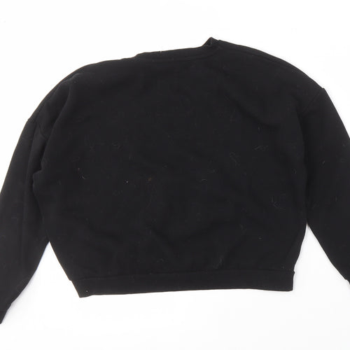 Netflix Stranger Things Black XS UK 6-8 Unisex Pullover Sweatshirt