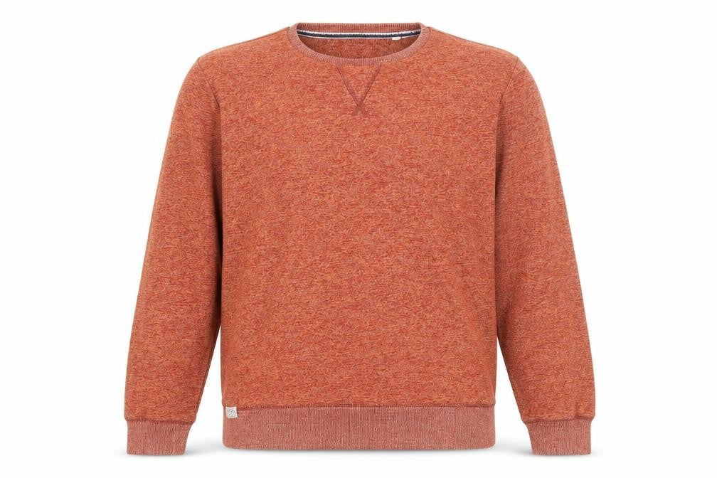 Front view of Next Men's Red M Crew Neck Sweatshirt Pullover